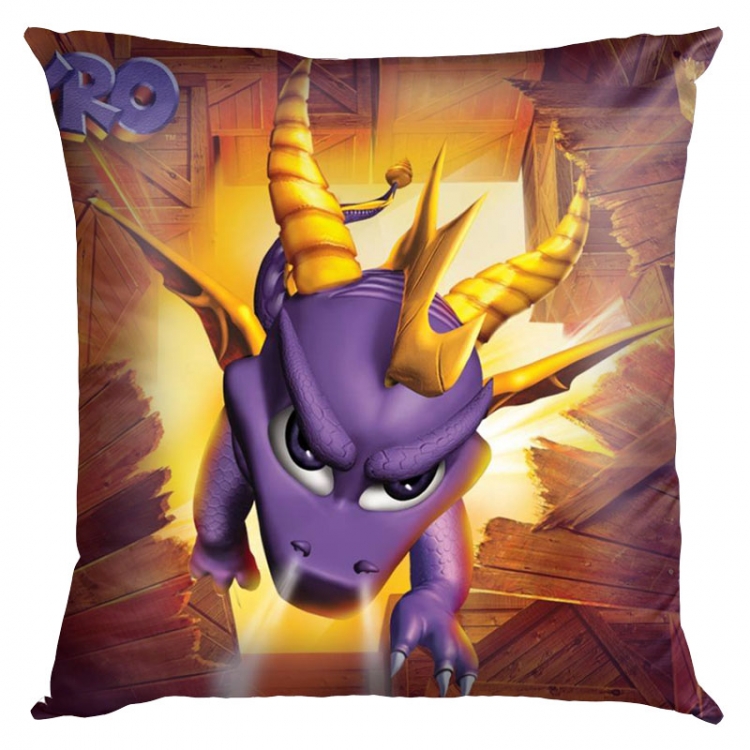 Spyro the Dragon Double-sided full color pillow cushion 45X45CM SP-9 NO FILLING
