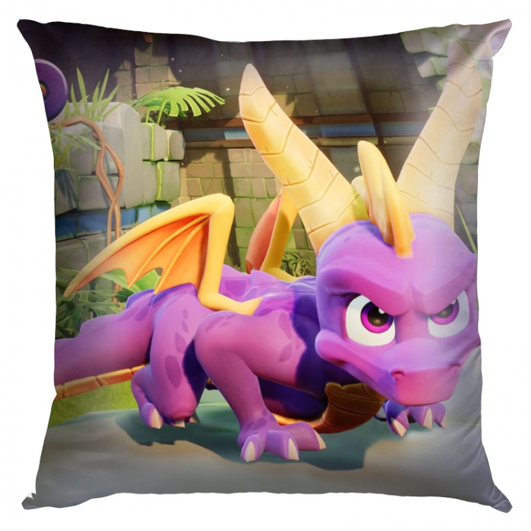 Spyro the Dragon Double-sided full color pillow cushion 45X45CM SP-33 NO FILLING