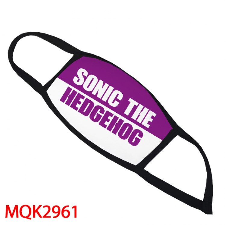 Sonic the Hedgehog Color printing Space cotton Masks price for 5 pcs MQK 2961