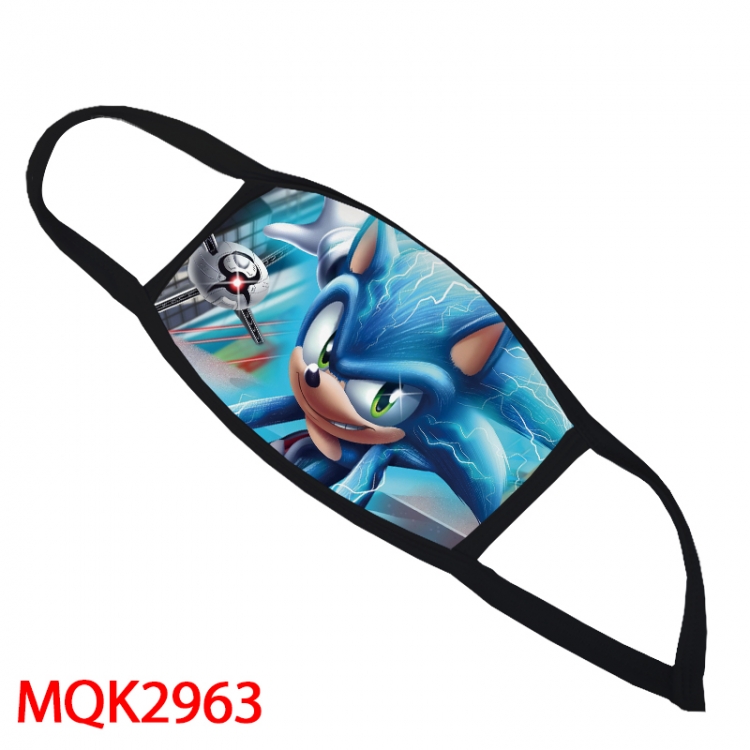 Sonic the Hedgehog Color printing Space cotton Masks price for 5 pcs MQK 2963