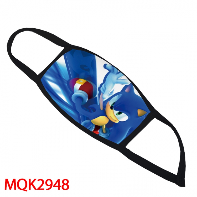 Sonic the Hedgehog Color printing Space cotton Masks price for 5 pcs MQK 2948