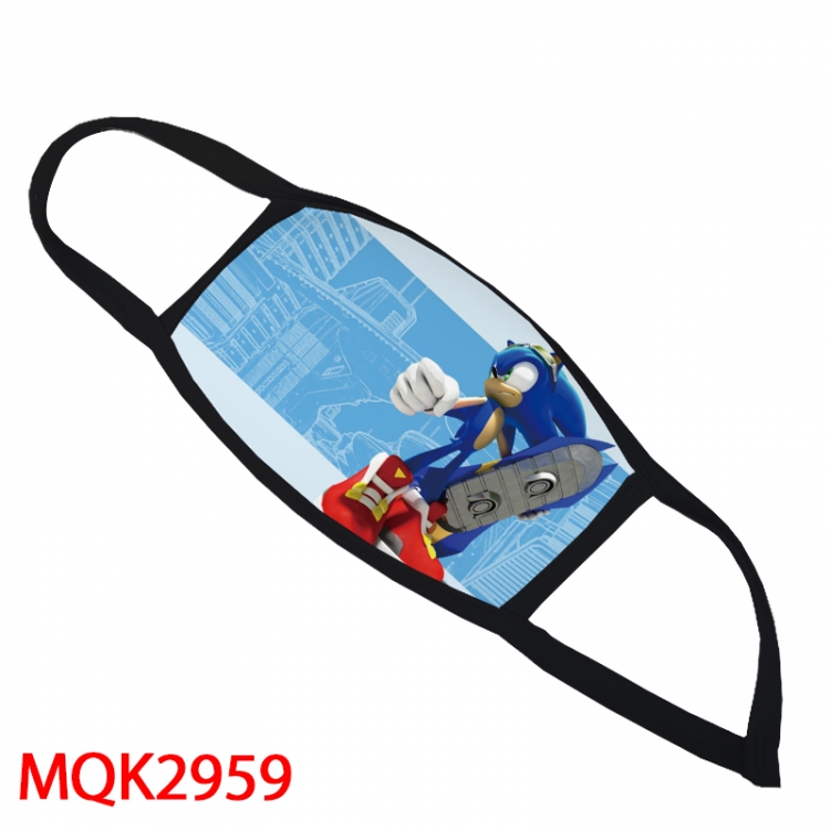 Sonic the Hedgehog Color printing Space cotton Masks price for 5 pcs MQK 2959