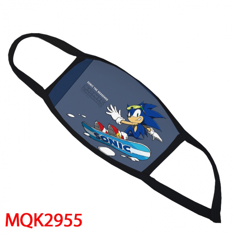 Sonic the Hedgehog Color printing Space cotton Masks price for 5 pcs MQK 2955
