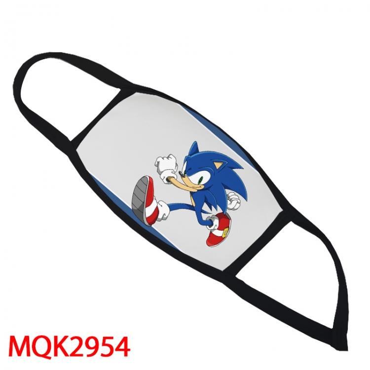 Sonic the Hedgehog Color printing Space cotton Masks price for 5 pcs MQK 2954