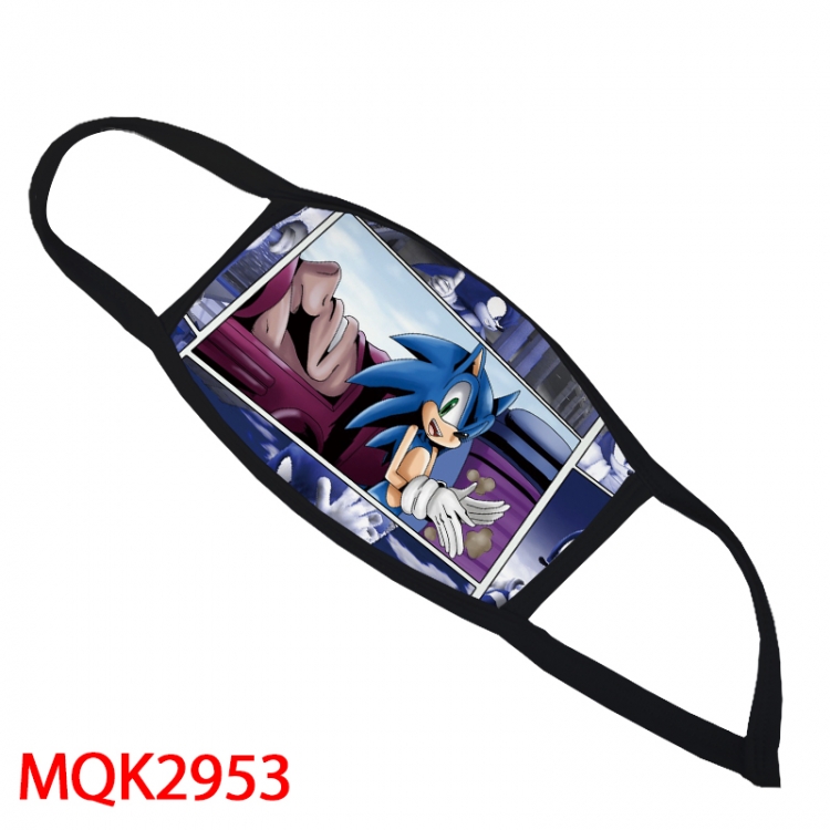 Sonic the Hedgehog Color printing Space cotton Masks price for 5 pcs MQK 2953