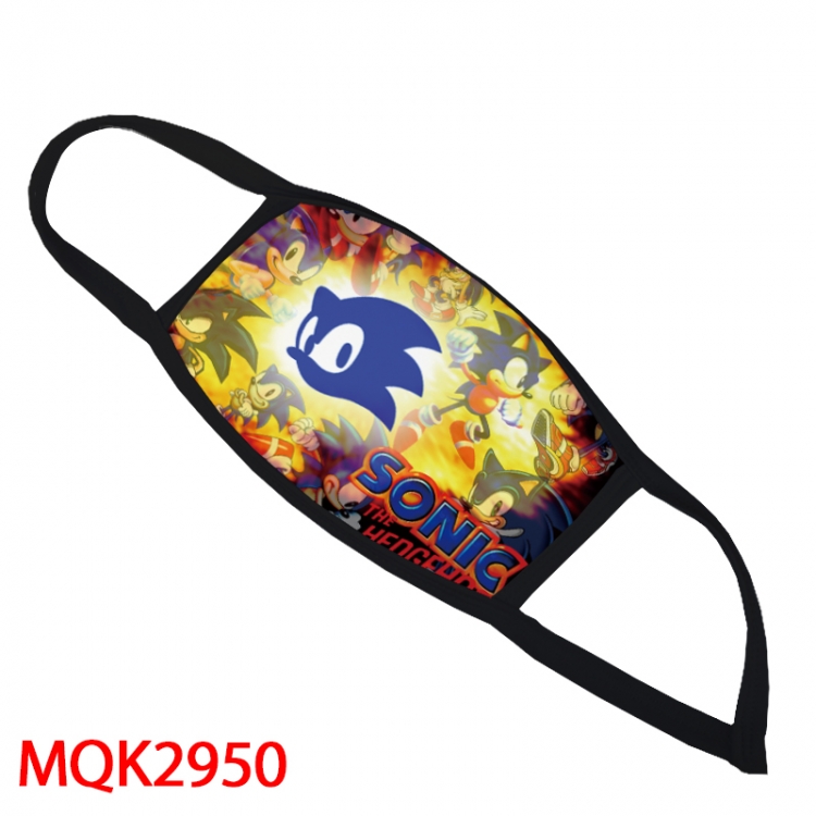 Sonic the Hedgehog Color printing Space cotton Masks price for 5 pcs MQK 2950