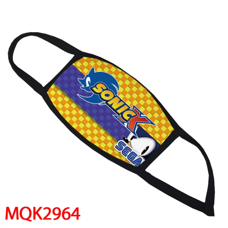 Sonic the Hedgehog Color printing Space cotton Masks price for 5 pcs MQK 2964