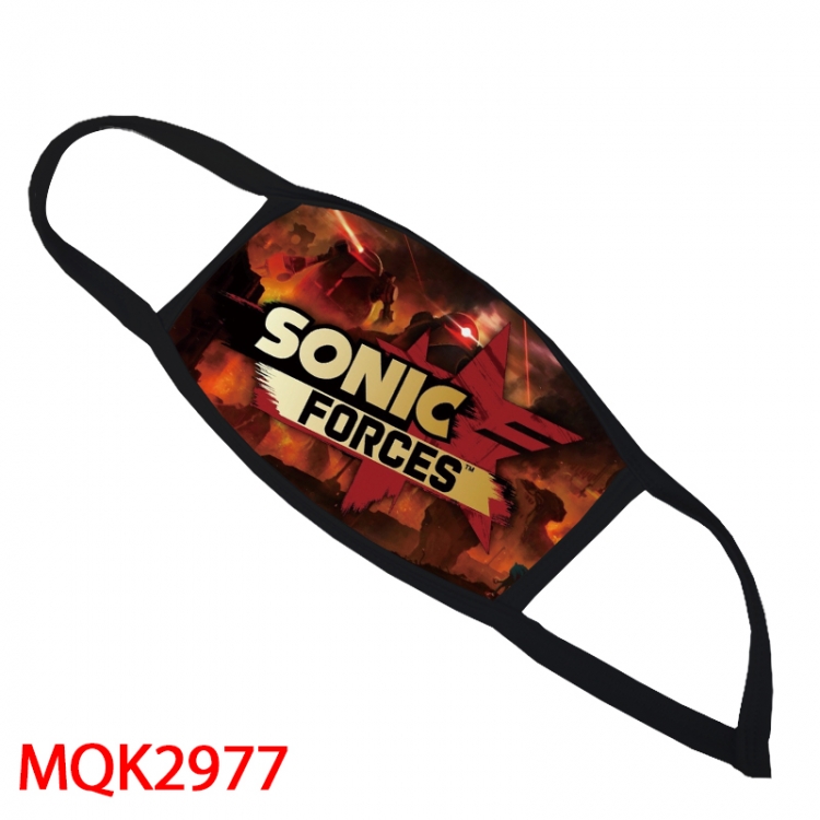 Sonic the Hedgehog Color printing Space cotton Masks price for 5 pcs MQK 2977