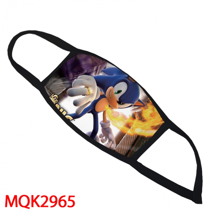 Sonic the Hedgehog Color printing Space cotton Masks price for 5 pcs MQK 2965