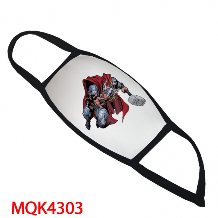 Marvel Color printing Space cotton Masks price for 5 pcs MQK4303