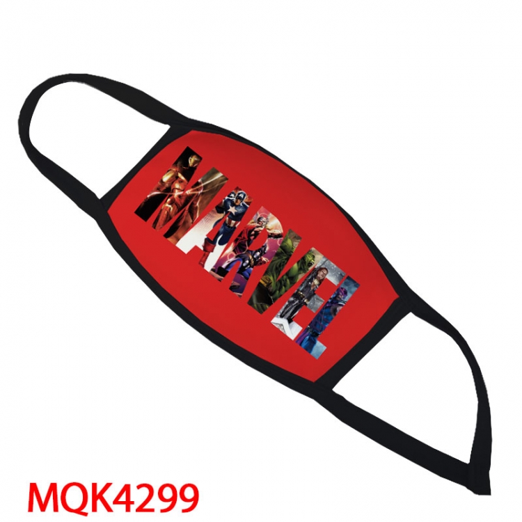 Marvel Color printing Space cotton Masks price for 5 pcs MQK4299
