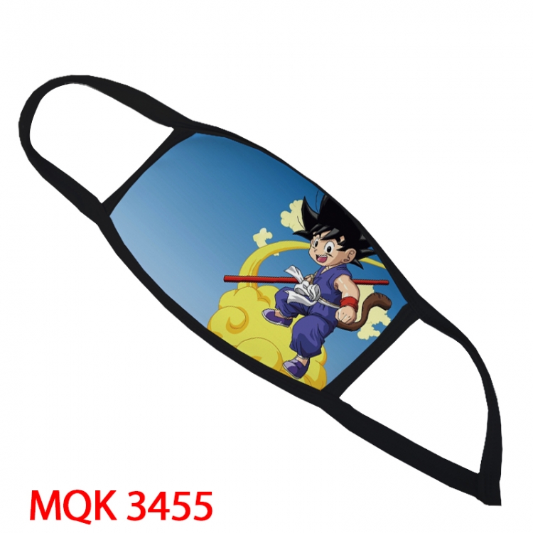DRAGON Ball Color printing Space cotton Masks price for 5 pcs MQK3455