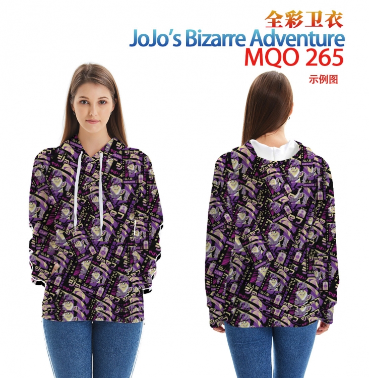 JoJos Bizarre Adventure Full Color Patch pocket Sweatshirt Hoodie EUR SIZE 9 sizes from XXS to XXXXL MQO265