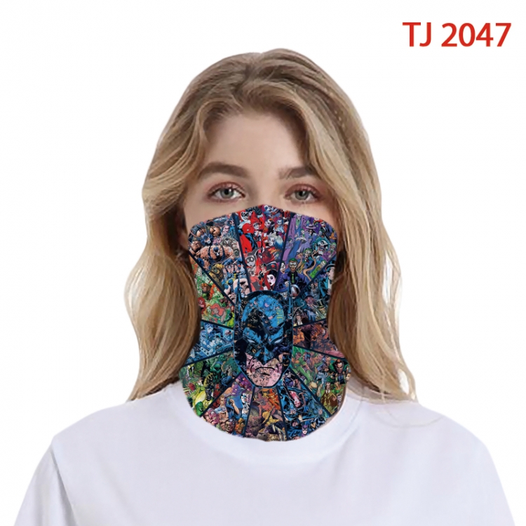 Marvel Color printing magic turban scarf- TJ2047