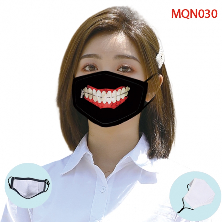 Color printing Space cotton Masks price for 5 pcs (Can be placed PM2.5 filter,but not provided)