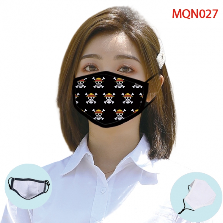 One Piece Color printing Space cotton Masks price for 5 pcs (Can be placed PM2.5 filter,but not provided)