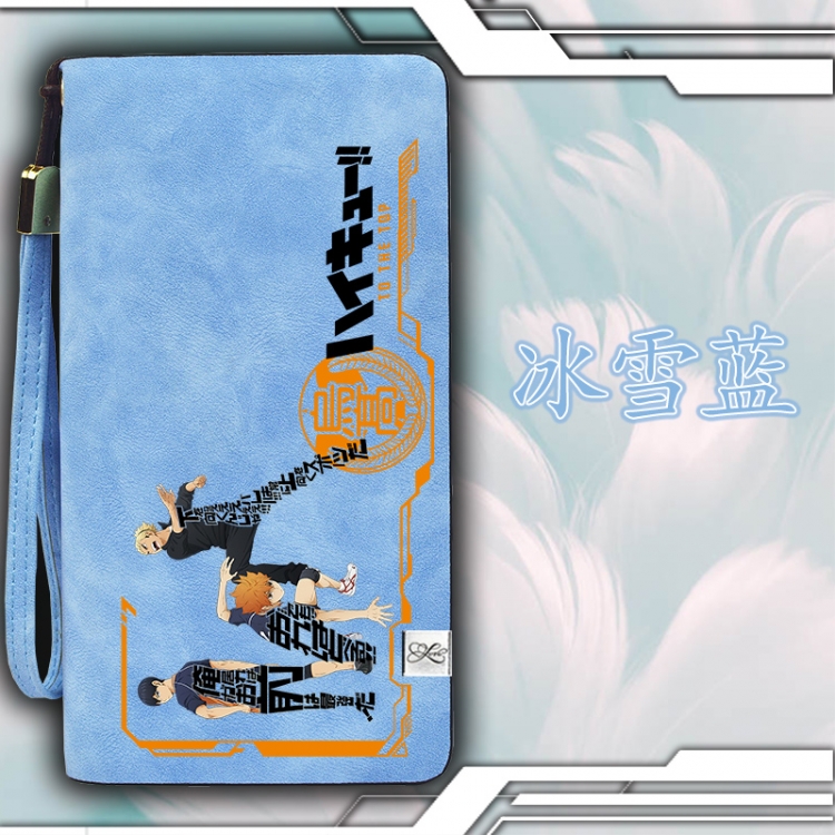 Haikyuu!!  Zipper long wallet purse 11X20.5CM Style A