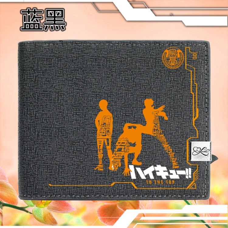 Haikyuu!!   men short  wallet purse 12X10CM Style C