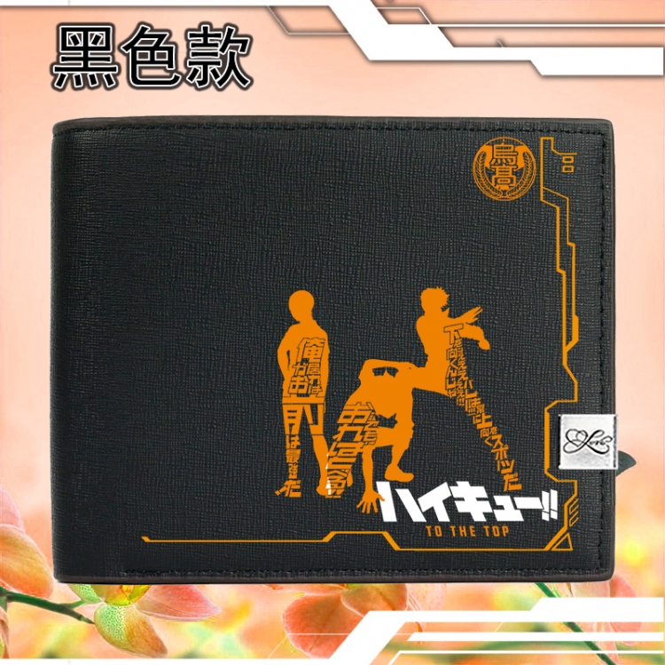 Haikyuu!!  men short  wallet purse 12X10CM Style C