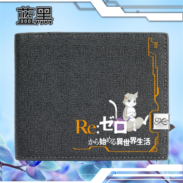 Re:Zero kara Hajimeru Isekai Seikatsu men short  wallet purse 12X10CM Style C