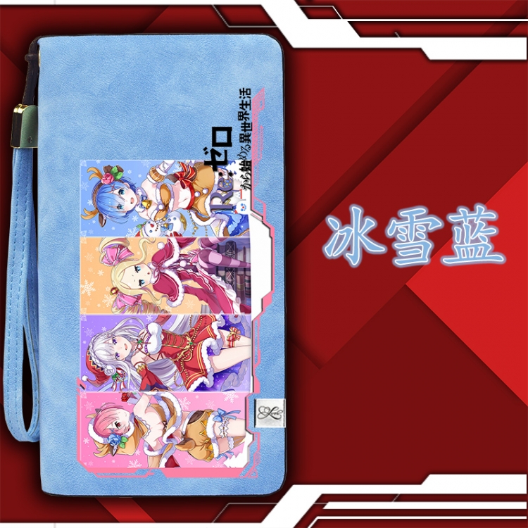 Re:Zero kara Hajimeru Isekai Seikatsu Zipper Women long wallet purse 11X20.5CM