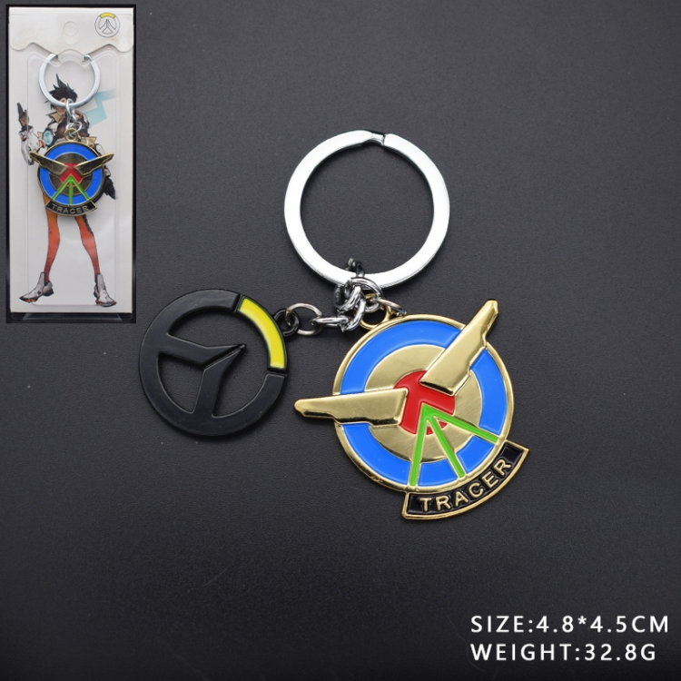 Key Chain Overwatch Gold  Key Chain Pendant Style A