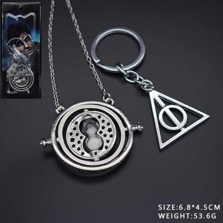 Harry Potter Sandglass silver Necklace