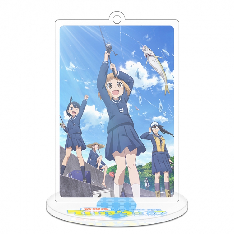 Houkago Teibou Nisshi Stand acrylic Keychain 8cm Style 4