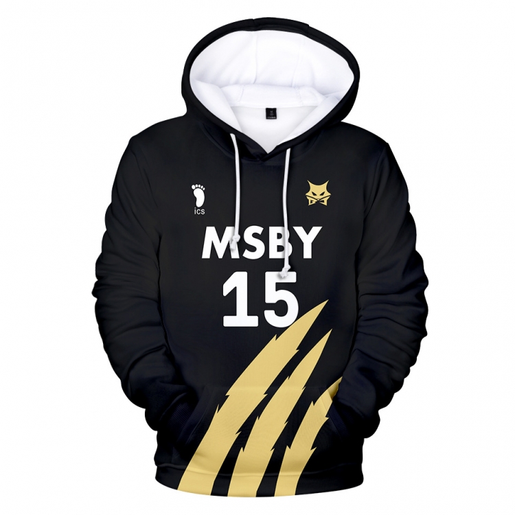 Hoodie Hat Haikyuu!! Round neck pullover hat sweater hooded S M L XL 2XL 3XL 4XL 5XL preorder 3 days price for 2 pcs 194