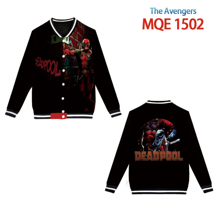 The avengers allianc Full color round neck baseball uniform coat  Hoodie  XS to4XL 8 sizes  MQE 1502