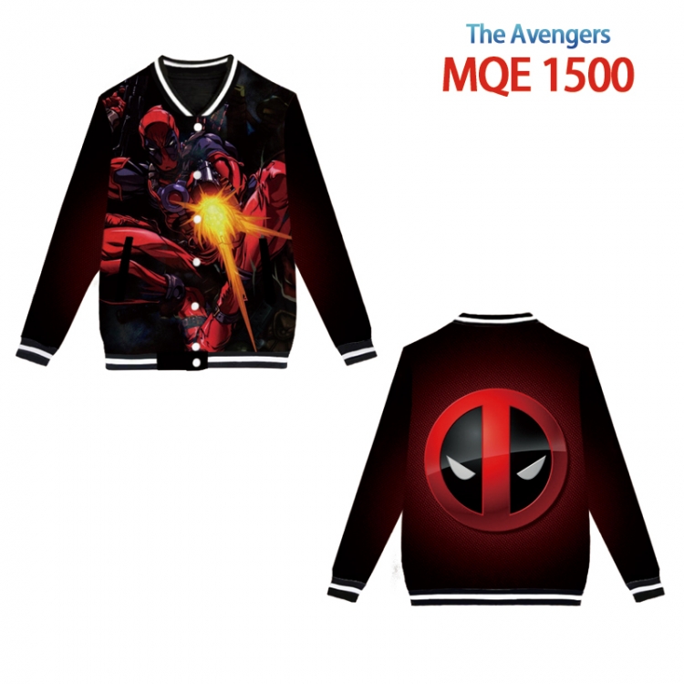 The avengers allianc Full color round neck baseball uniform coat  Hoodie  XS to4XL 8 sizes  MQE 1500
