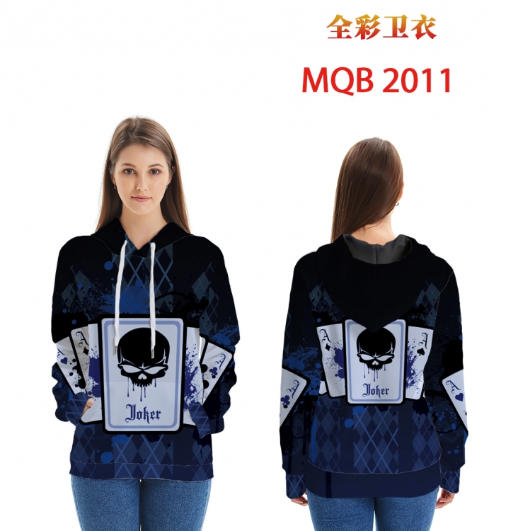 Suicide Squad Full Color Patch pocket Sweatshirt Hoodie  9 sizes from 2XS to 4XL MQB2011