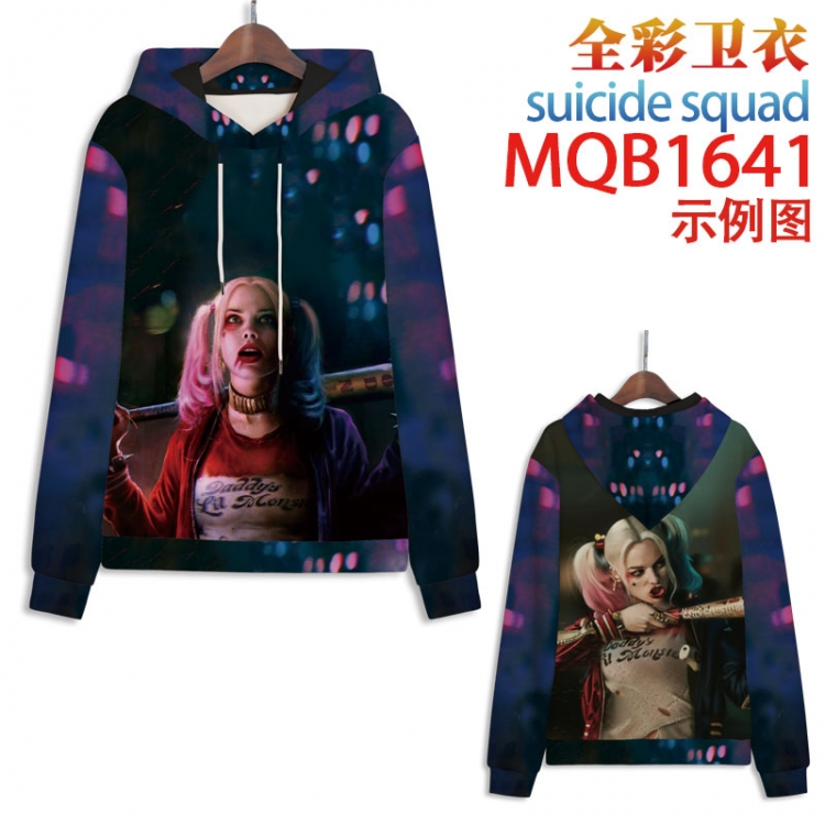 Suicide Squad Full Color Patch pocket Sweatshirt Hoodie  9 sizes from 2XS to 4XL MQB1641