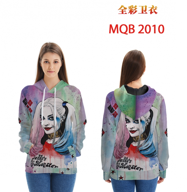 Suicide Squad Full Color Patch pocket Sweatshirt Hoodie  9 sizes from 2XS to 4XL MQB2010