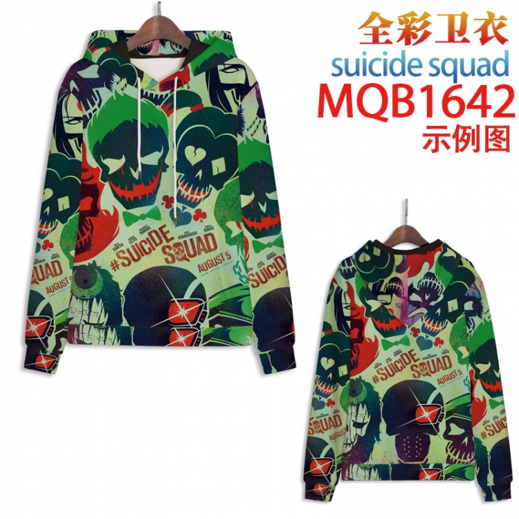 Suicide Squad Full Color Patch pocket Sweatshirt Hoodie  9 sizes from 2XS to 4XL MQB1642
