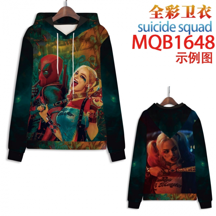 Suicide Squad Full Color Patch pocket Sweatshirt Hoodie 8 sizes from  XS to XXXXL MQB1648