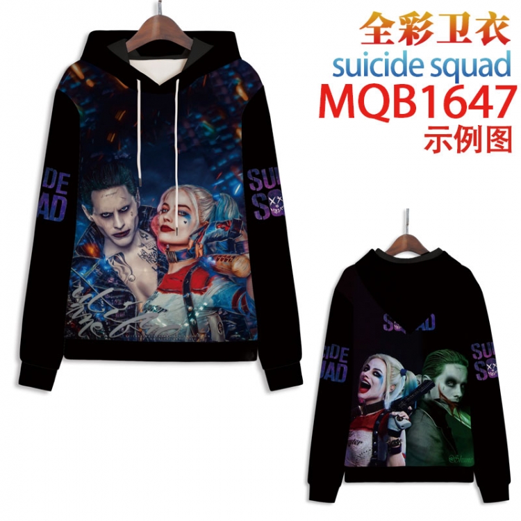 Suicide Squad Full Color Patch pocket Sweatshirt Hoodie 8 sizes from  XS to XXXXL MQB1647