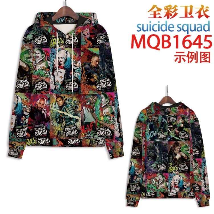 Suicide Squad Full Color Patch pocket Sweatshirt Hoodie 8 sizes from  XS to XXXXL MQB1645