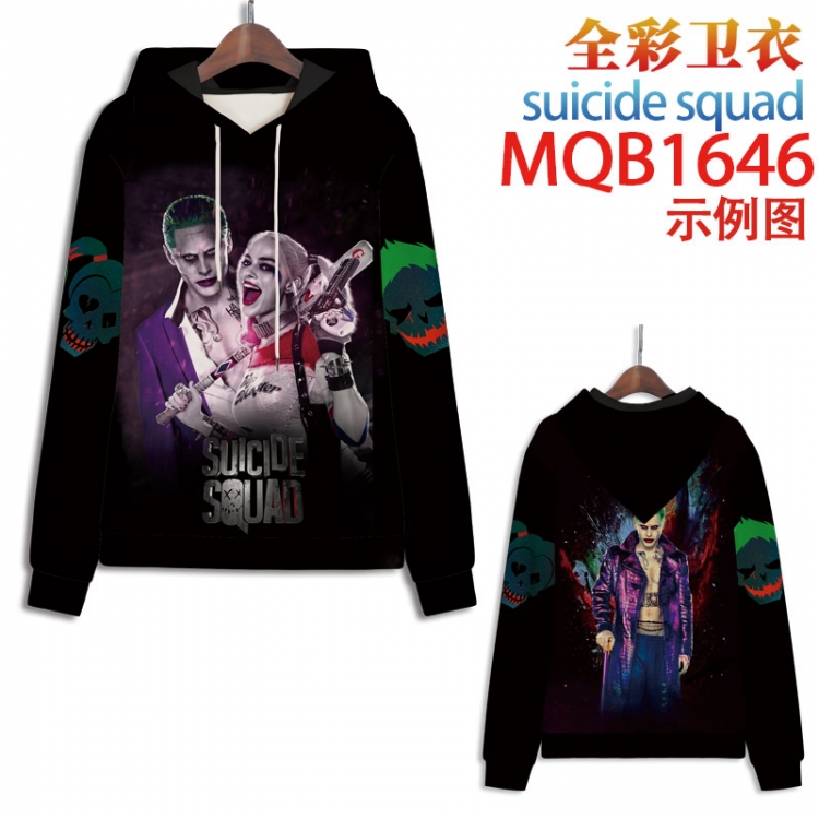 Suicide Squad Full Color Patch pocket Sweatshirt Hoodie 8 sizes from  XS to XXXXL MQB1646