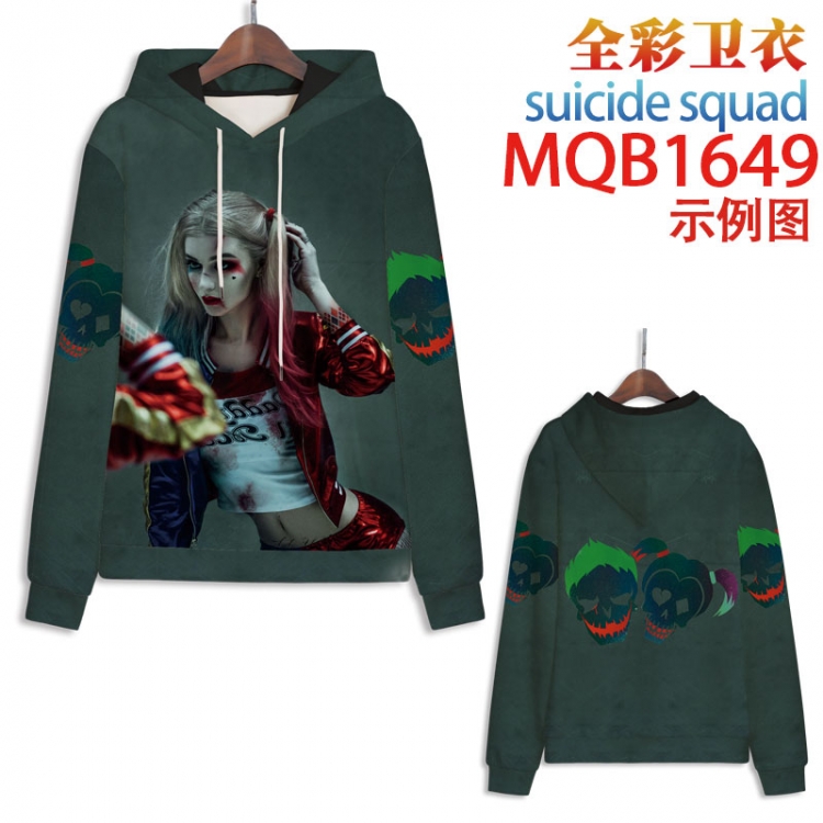 Suicide Squad Full Color Patch pocket Sweatshirt Hoodie 8 sizes from  XS to XXXXL MQB1649