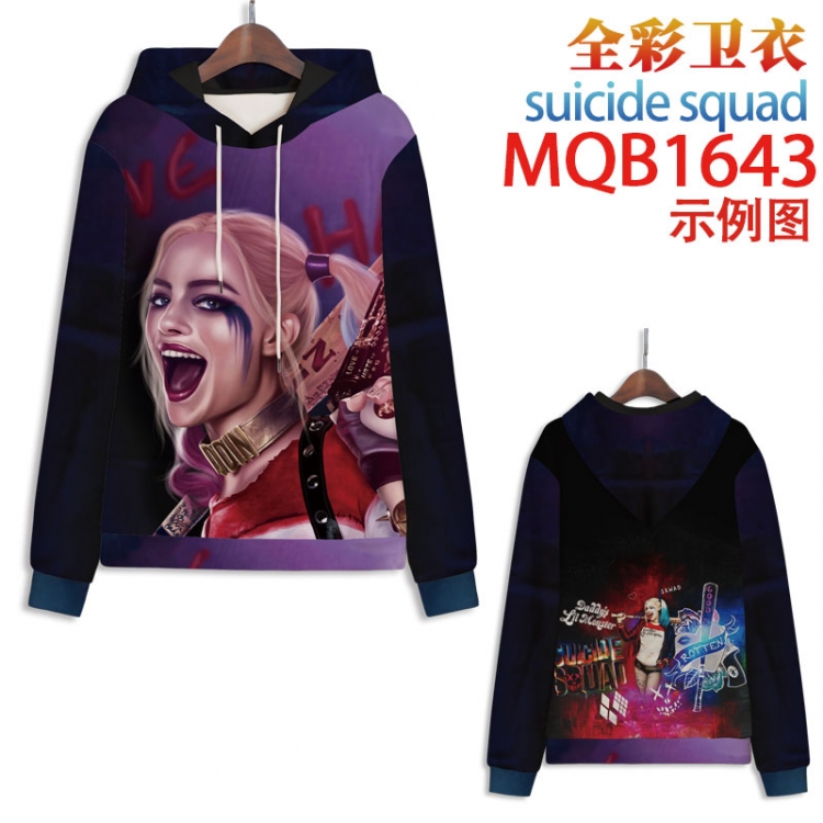 Suicide Squad Full Color Patch pocket Sweatshirt Hoodie 8 sizes from  XS to XXXXL MQB1643