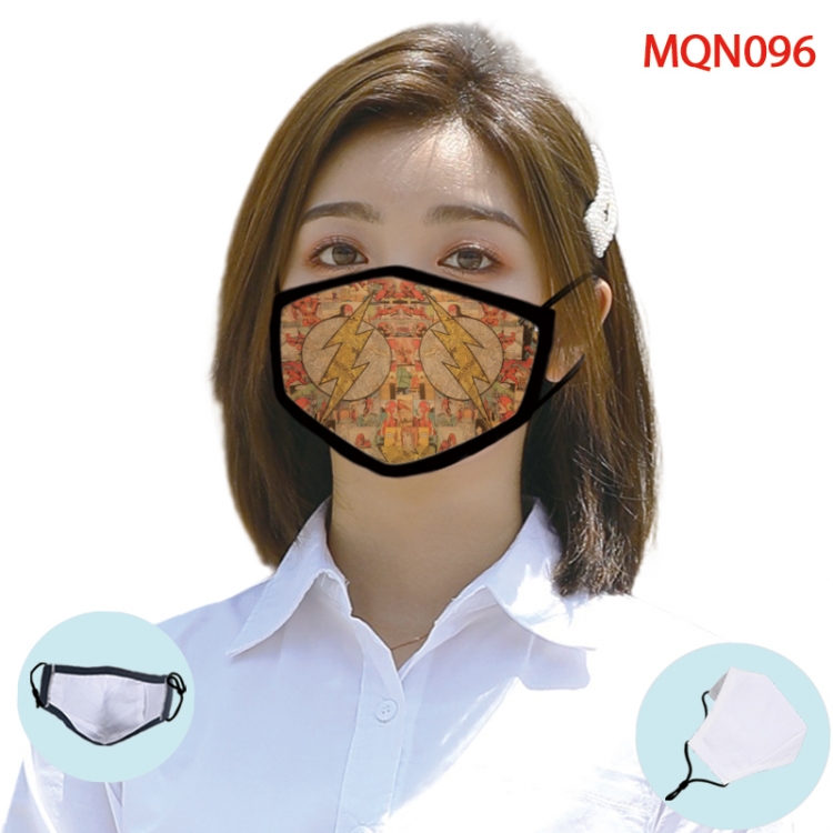 Superhero Color printing Space cotton Masks price for 5 pcs (Can be placed PM2.5 filter,but not provided) MQN096