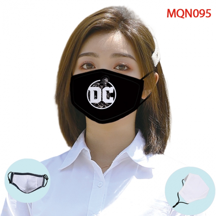 Superhero Color printing Space cotton Masks price for 5 pcs (Can be placed PM2.5 filter,but not provided) MQN095