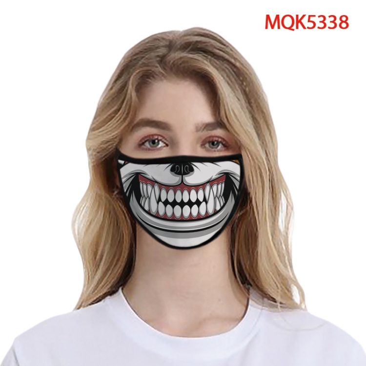 The Joker Color printing Space cotton Masks price for 5 pcs  MQK5338