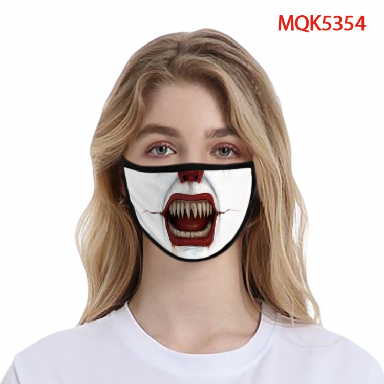 The Joker Color printing Space cotton Masks price for 5 pcs  MQK5354