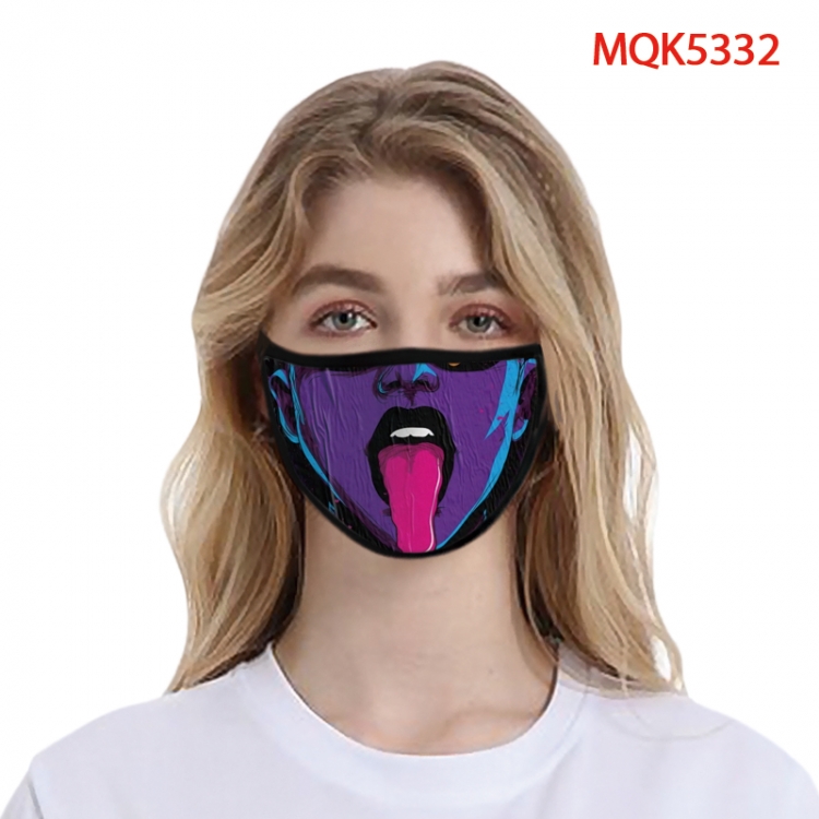 The Joker Color printing Space cotton Masks price for 5 pcs  MQK5332