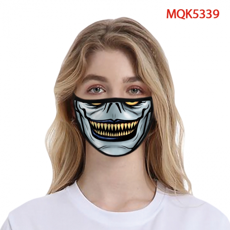 The Joker Color printing Space cotton Masks price for 5 pcs  MQK5339
