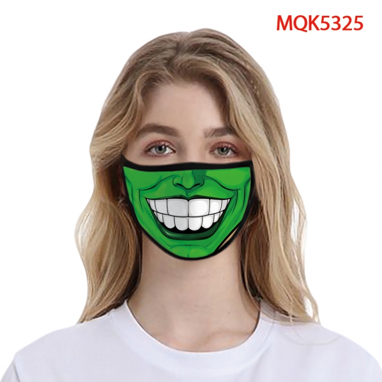 The Joker Color printing Space cotton Masks price for 5 pcs  MQK5325
