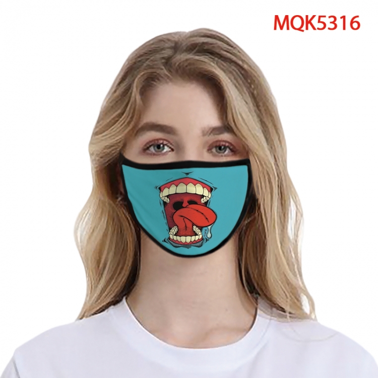 The Joker Color printing Space cotton Masks price for 5 pcs  MQK5316