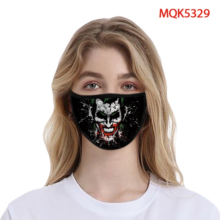 The Joker Color printing Space cotton Masks price for 5 pcs  MQK5329